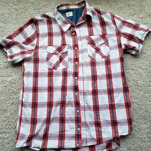 Old Navy men's short sleeve button-down size